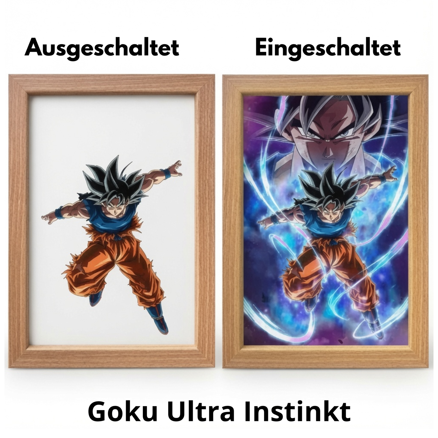 Dragon Ball LED Nachtlicht 3D Anime Lampe für Zimmer, Gaming & Deko