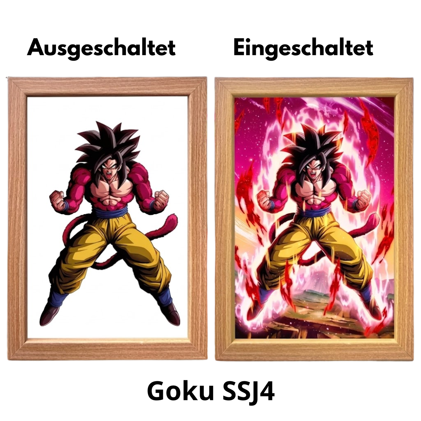 Dragon Ball LED Nachtlicht 3D Anime Lampe für Zimmer, Gaming & Deko