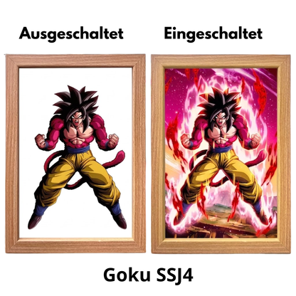 Dragon Ball LED Nachtlicht 3D Anime Lampe für Zimmer, Gaming & Deko