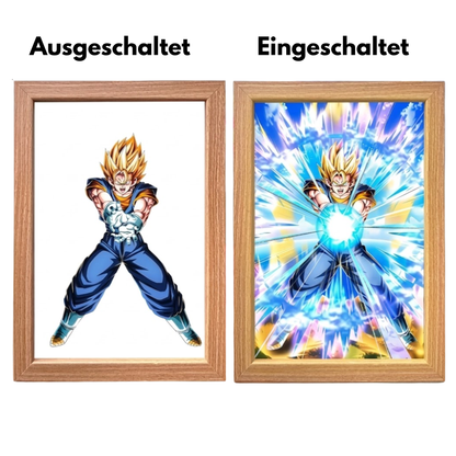 Dragon Ball LED Nachtlicht 3D Anime Lampe für Zimmer, Gaming & Deko