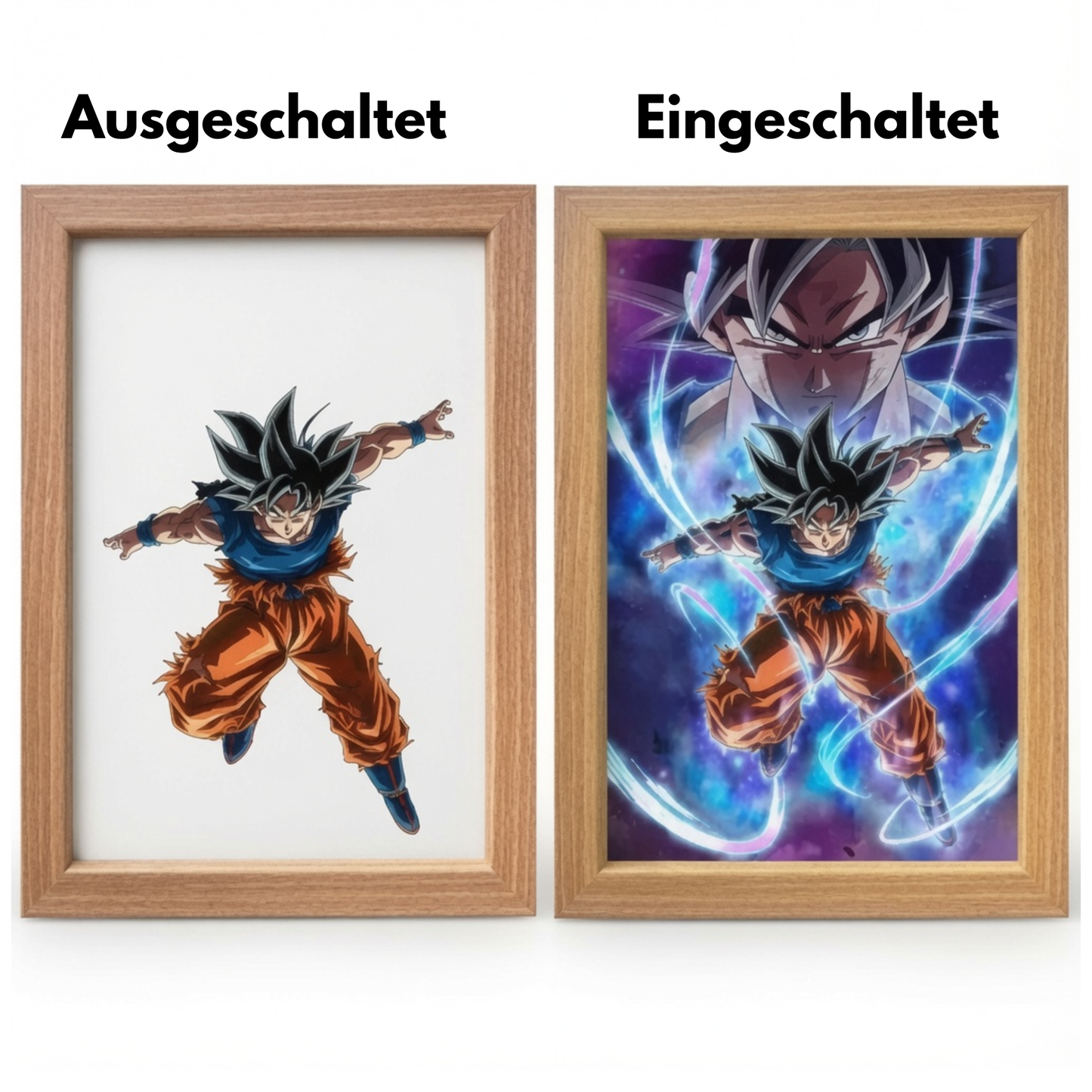 Dragon Ball LED Nachtlicht 3D Anime Lampe für Zimmer, Gaming & Deko