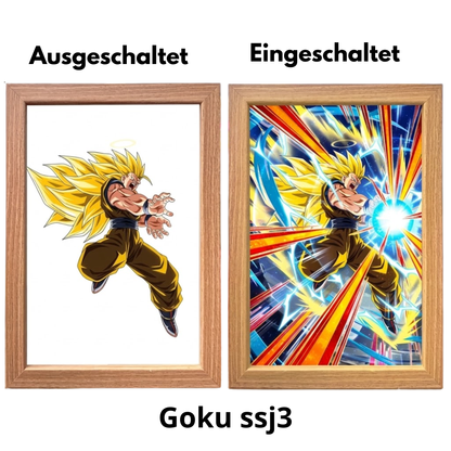 Dragon Ball LED Nachtlicht 3D Anime Lampe für Zimmer, Gaming & Deko