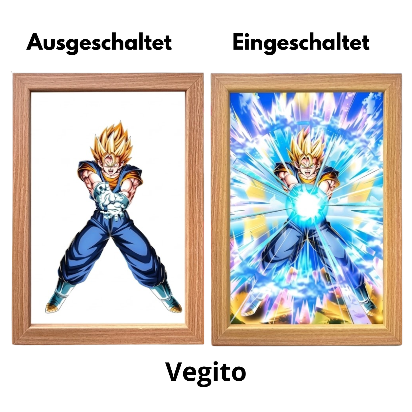 Dragon Ball LED Nachtlicht 3D Anime Lampe für Zimmer, Gaming & Deko