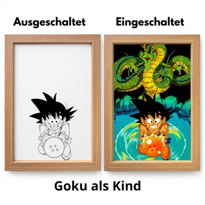 Dragon Ball LED Nachtlicht 3D Anime Lampe für Zimmer, Gaming & Deko