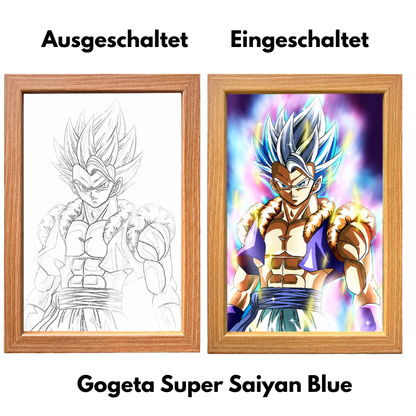 Dragon Ball LED Nachtlicht 3D Anime Lampe für Zimmer, Gaming & Deko