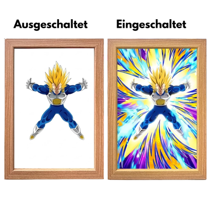 Dragon Ball LED Nachtlicht 3D Anime Lampe für Zimmer, Gaming & Deko