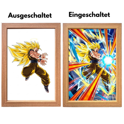 Dragon Ball LED Nachtlicht 3D Anime Lampe für Zimmer, Gaming & Deko